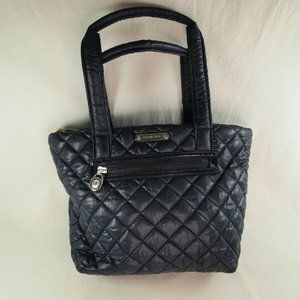 Michael Kors "Sadie" Navy Nylon Quilted Tote NEW